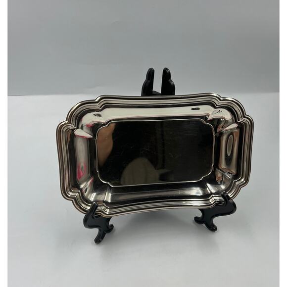 International Silver Co. Chadwick #1513 Serving Dish Platter Rectangular MCM VTG - Picture 6 of 8